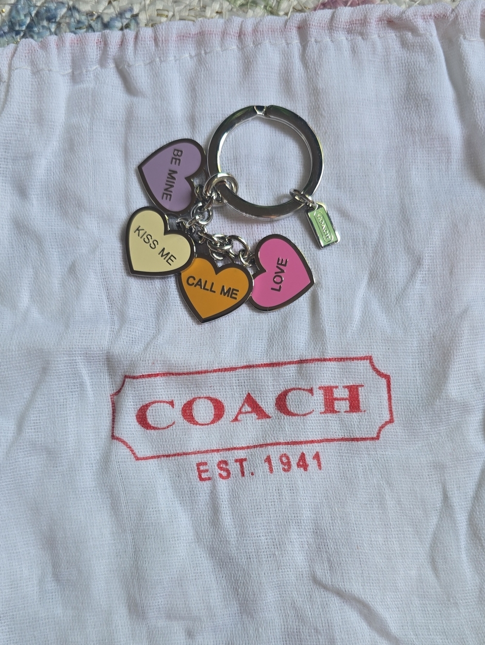 COACH Valentine Bag Charm